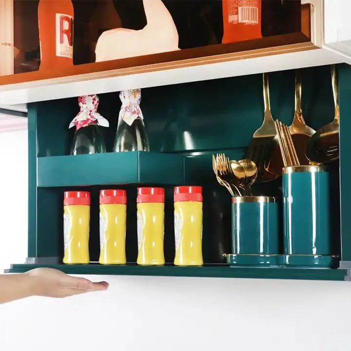 Electric Adjustable Height Smart Lift Kitchen Storage Cabinet