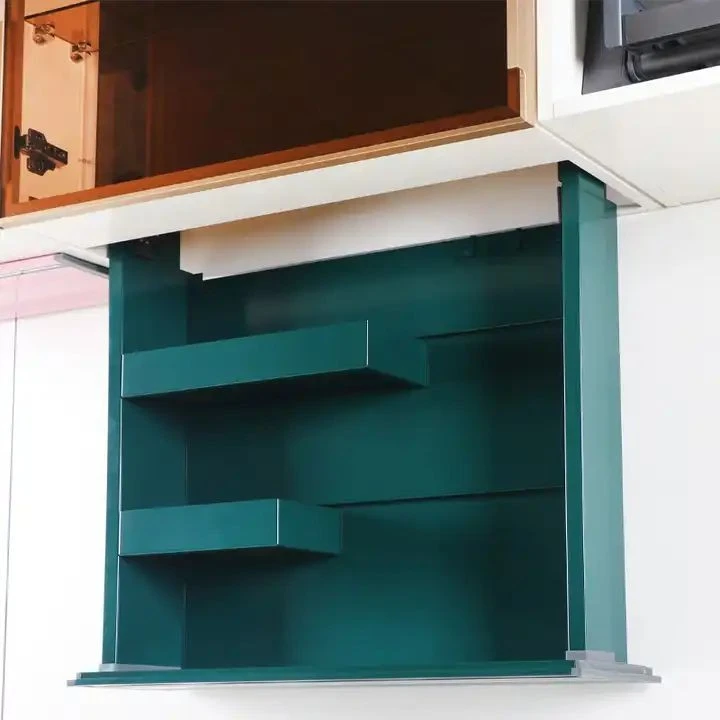 Electric Adjustable Height Smart Lift Kitchen Storage Cabinet