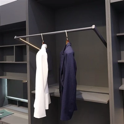 Smart Walk-In Closet Clothing Lift System
