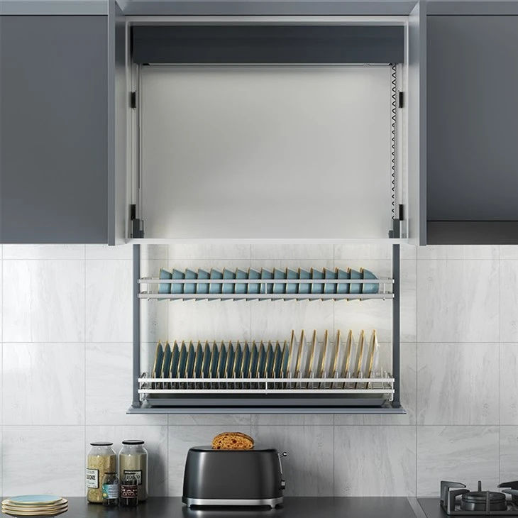 Kitchen Hardware Electric Lift Dish Rack