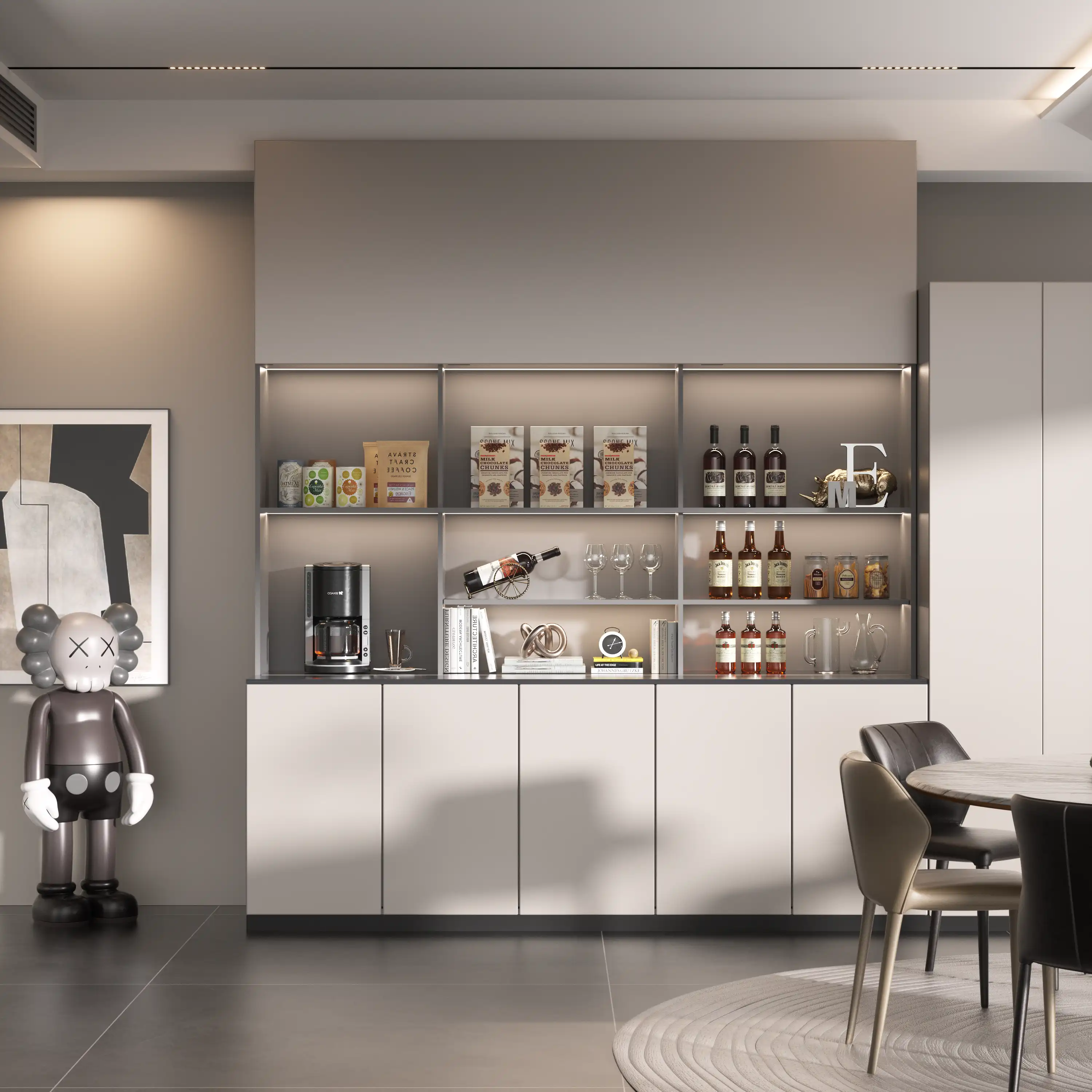 Motorized Vertical Lift Door System