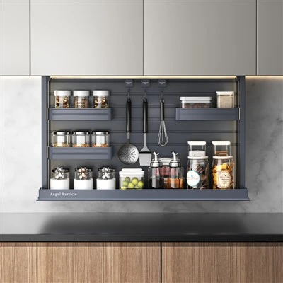 Electric Adjustable Height Hardware Kitchen Smart Lift Cabinet