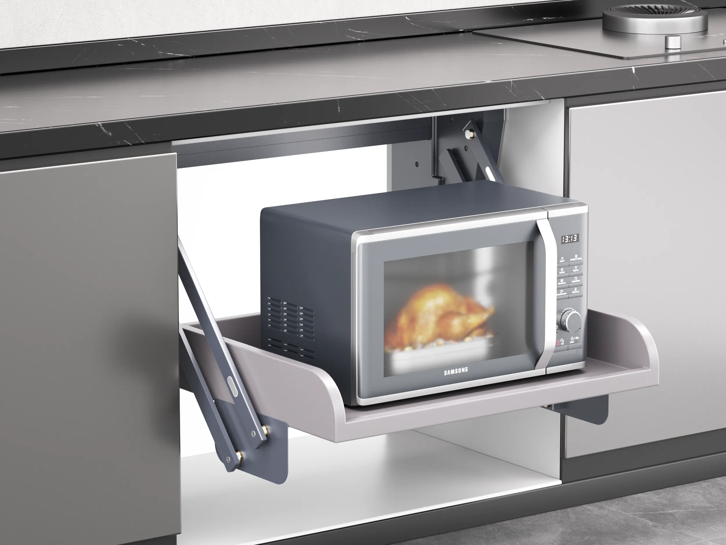 Kitchen Appliance Lifts For Cabinets