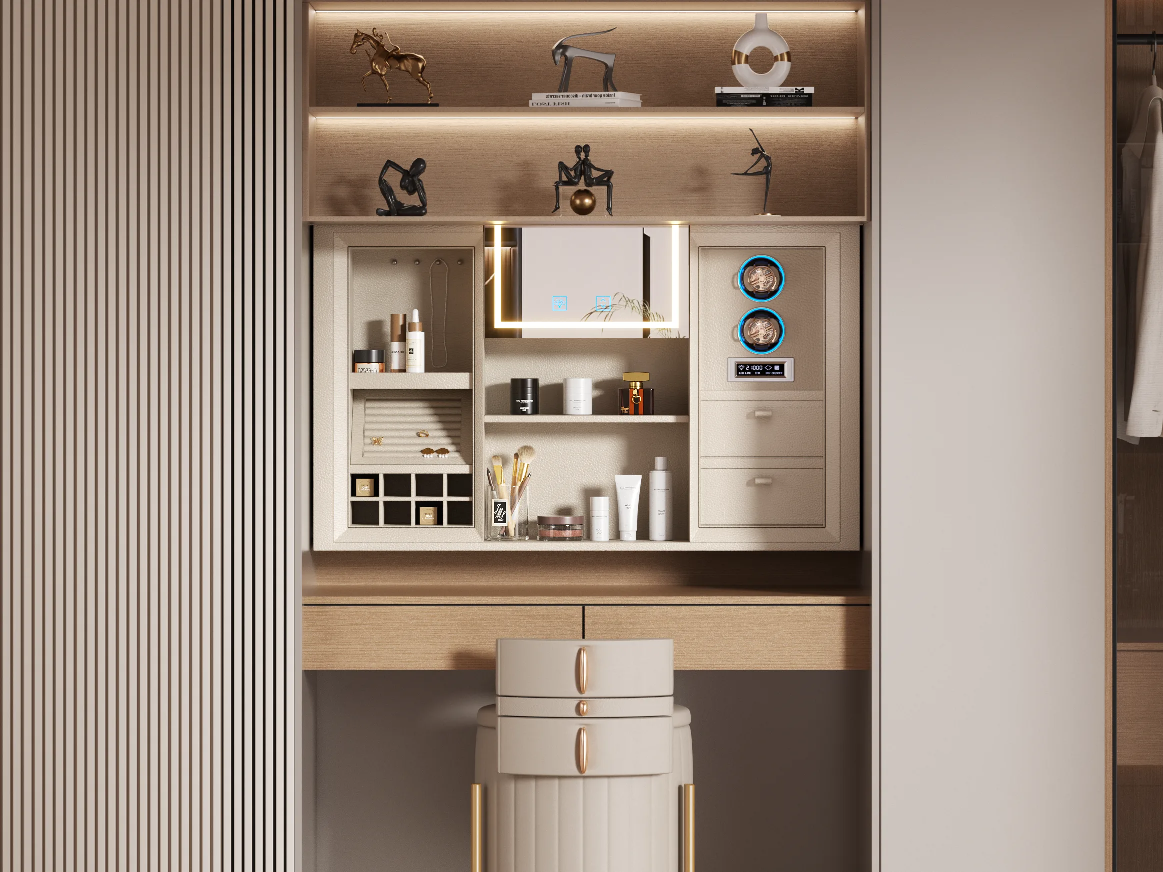 Electric Vanity Lift Mechanism